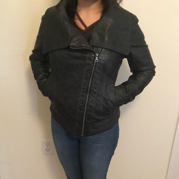 Guess Jackets & Blazers - Faux Guess leather jacket